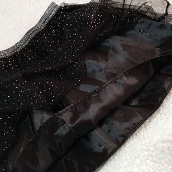 Holiday time Black Skirt with metallic sparkling accents - Picture 9 of 11